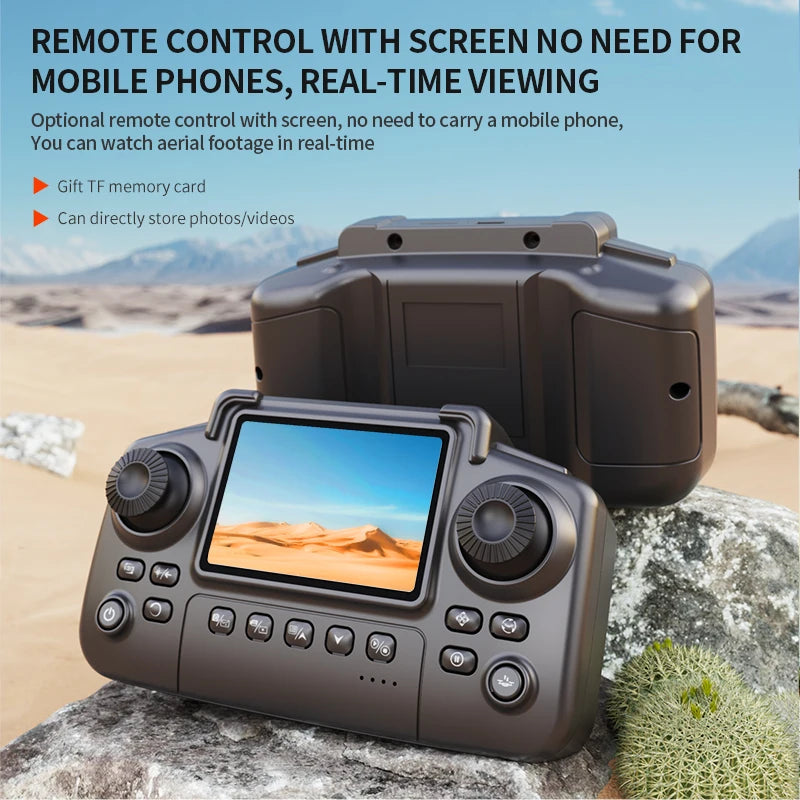 E99 PRO Drone Screen Control Aerial Drone High Definition Dual Camera Remote Control Aircraft, Folding Quadcopter Kid Gift