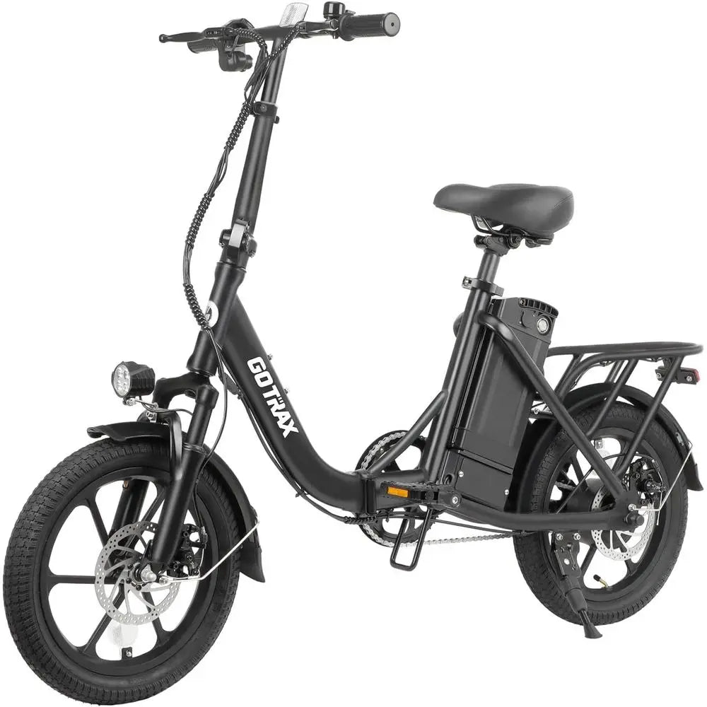 16 Electric Bike - 28 Mile Range, 15.5Mph, 500W Peak Power, Removable Battery, Suspension, Adjustable Size for Adults & Teens
