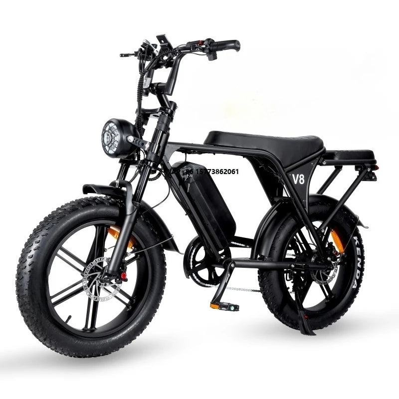 V8 PRO OEM ODM Full Suspension Mountain Ebike 48V 500W 15AH Fast Electric City E Bike Bicycle Bicycle