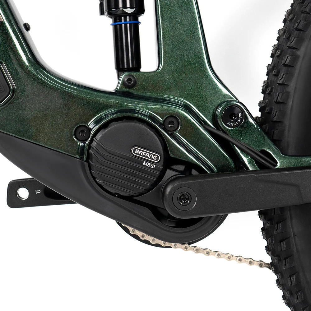 Carbon Fiber Electric Mountain Bike 29 27.5 Inch Full Suspension E Bike 12 Speed Hydraulic Disc Brake