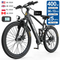 400W Lithium Battery 26inch Fat Tyre Mountain Bike 36V 13AH City Ebike Bicycle Electric Bike