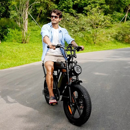 48v Electric Hybrid Bike V8 Electric Bicycle Fatbike EU Stock Ready to Ship 1000W 15Ah Ebike