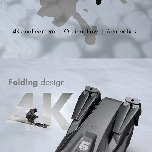 2025 New Mini Rc Drones H66 Folding 4K Hd Aerial Drone Optical Flow Positioning Drone Drone Optical Flow Positioning Adults Kids