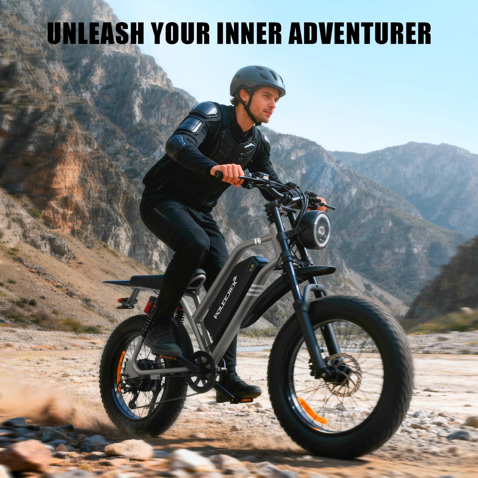 Peak-1500W-Electric-Bike for Adults-Teens 48V 20Ah Battery E-bike, 20" Fat Tire Dirt Bike Max Speed 25MPH, NFC Lock, 7-Speed