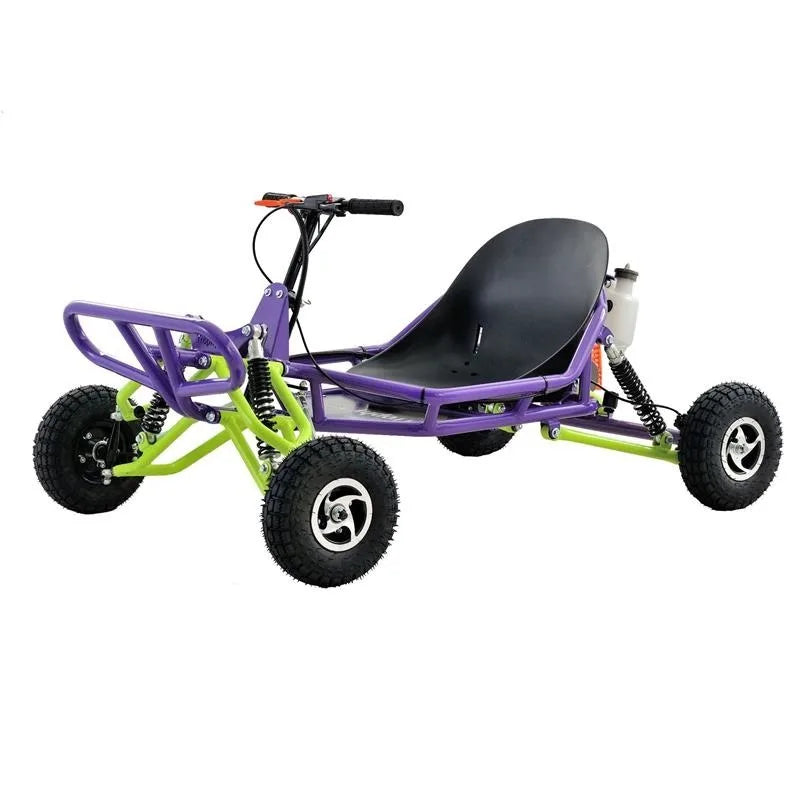 Popular Design Gasolene Farm Buggies Teenagers Drifting Buggy Powerful Dune Buggy Four Wheels Scooter Foot Operate Beach Cart