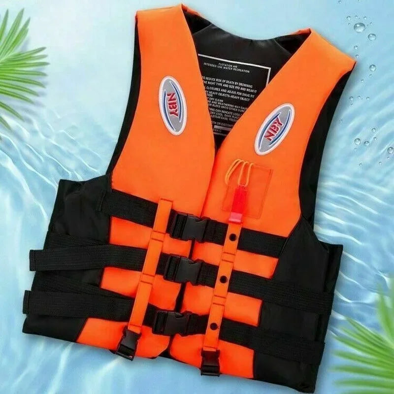 Neoprene Life Jacket Adult Kid Life Vest Water Sport Fish Water Sport Safety Lifes Vest Kayaking Boat Outdoor Swim Safety Clothe