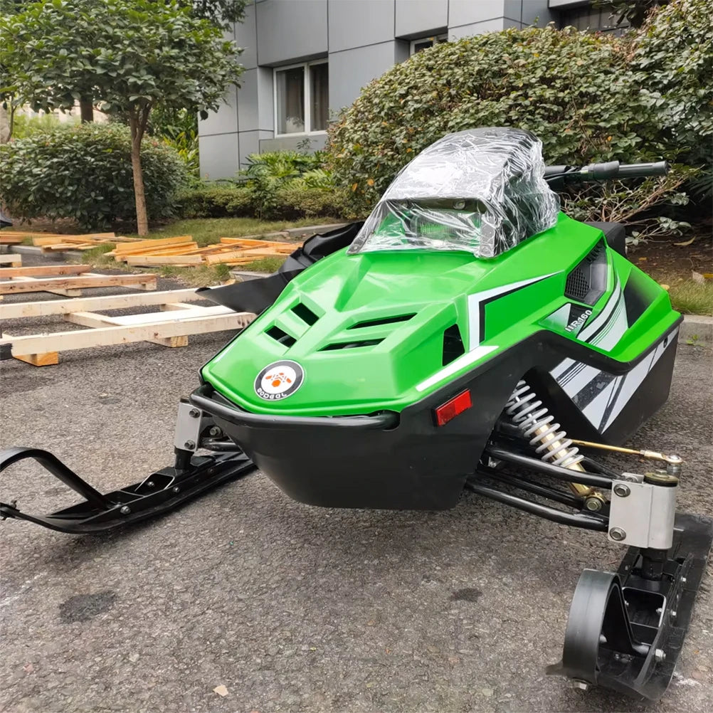 WOIDEAL WD160 Snow Mobile 150cc 4 Stroke 160cc Chinese Kids Trail Snowmobile