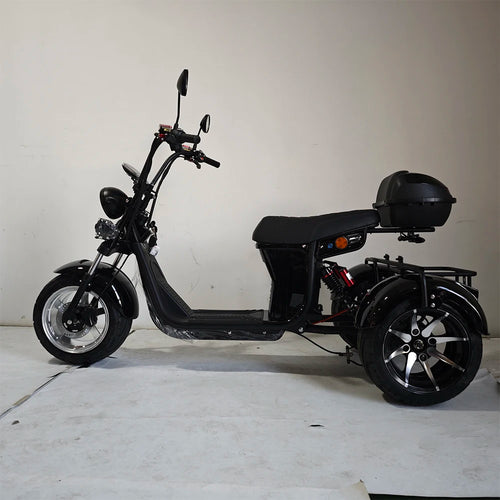 3-Wheel bicycle adult bicycle electric tricycle scooter aluminum moped adult 2000w tricycle 3-wheel motorcycle